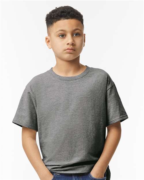 Softstyle® Youth T-Shirt - Graphite Heather -   -