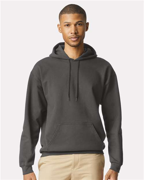 Softstyle® Midweight Hooded Sweatshirt - Smoke -   -
