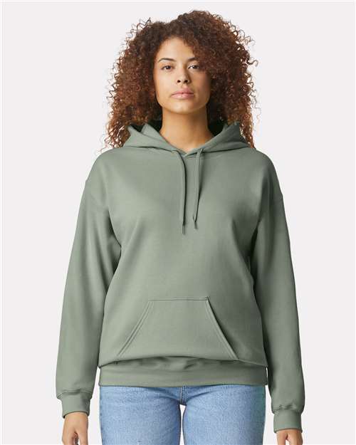 Softstyle® Midweight Hooded Sweatshirt - Sage -   -