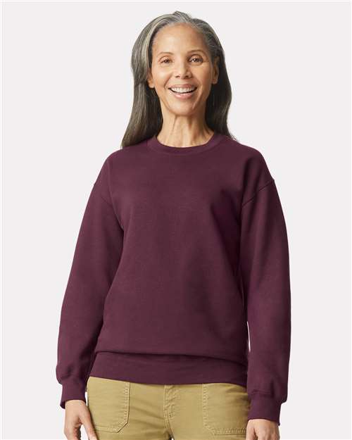 Softstyle® Midweight Crewneck Sweatshirt - Maroon -   -