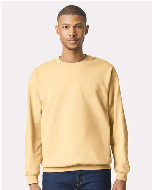 Softstyle® Midweight Crewneck Sweatshirt - Yellow Haze -   -
