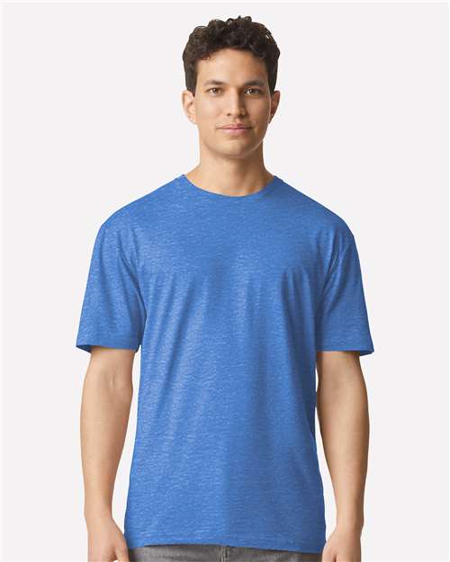 Light Cotton T-Shirt - Heather Royal -   -