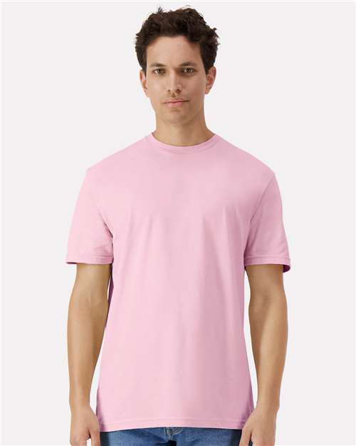 Light Cotton T-Shirt - Light Pink -   -