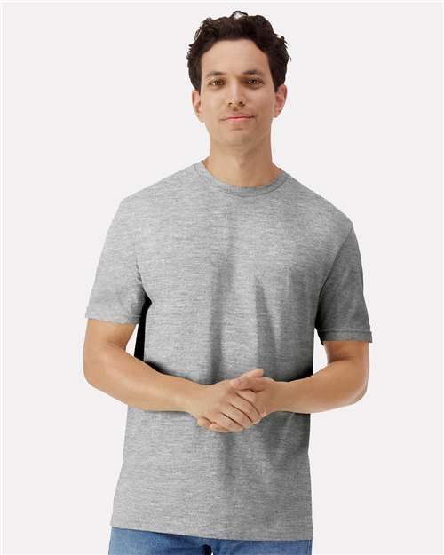 Light Cotton T-Shirt - Sport Grey -   -