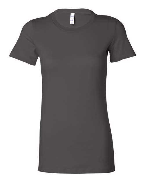 Women's Slim Fit Tee - Asphalt -   -