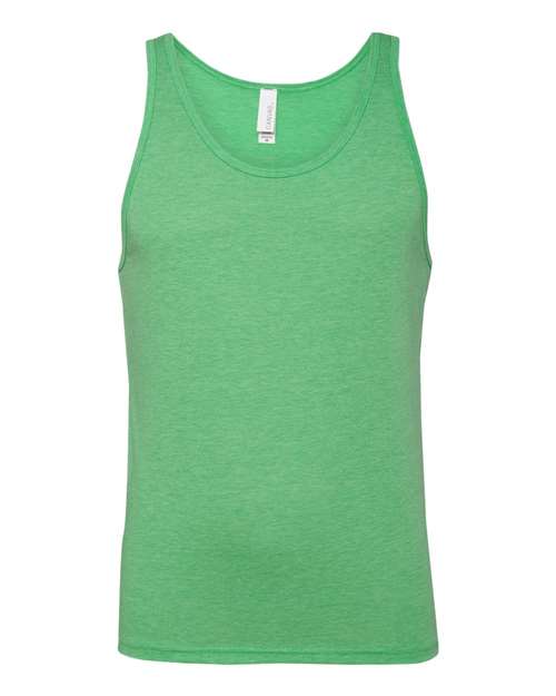 Jersey Tank - Green Triblend -   -