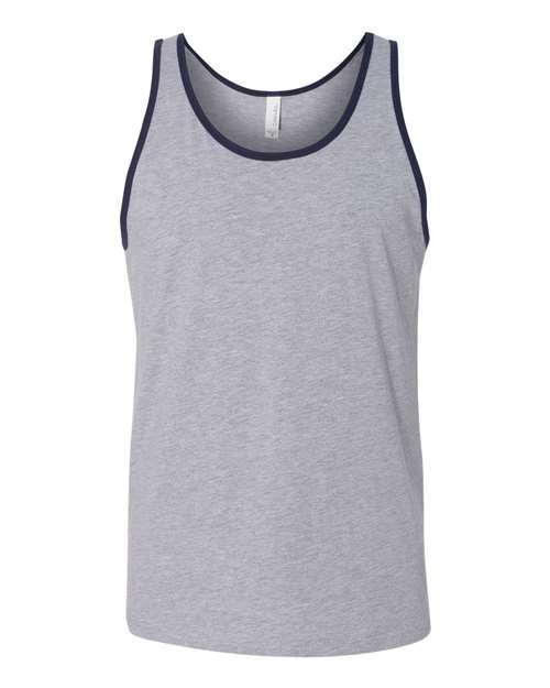 Jersey Tank - Athletic Heather/ Navy -   -