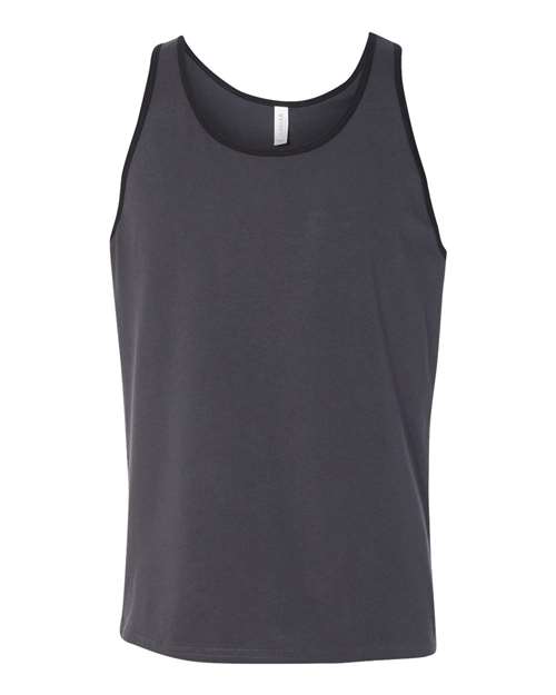 Jersey Tank - Dark Grey/ Black -   -