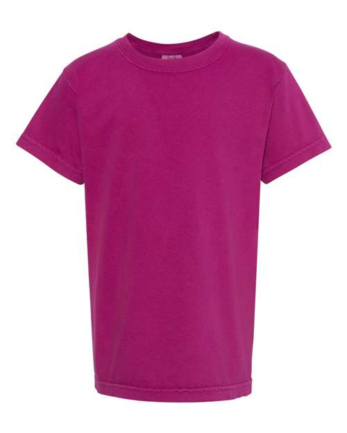 Garment-Dyed Youth Heavyweight T-Shirt - Boysenberry -   -