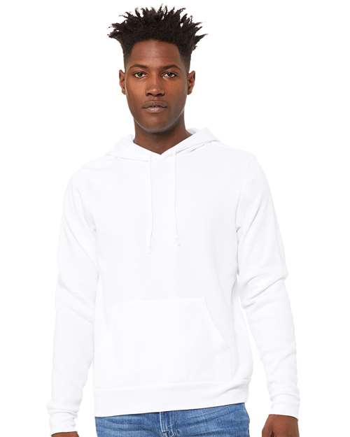 Sponge Fleece Hoodie - DTG White -   -